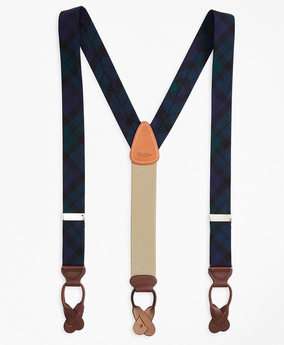 Black Watch Tartan Suspenders