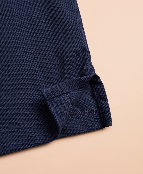 Cotton Pique Initial Polo Shirt