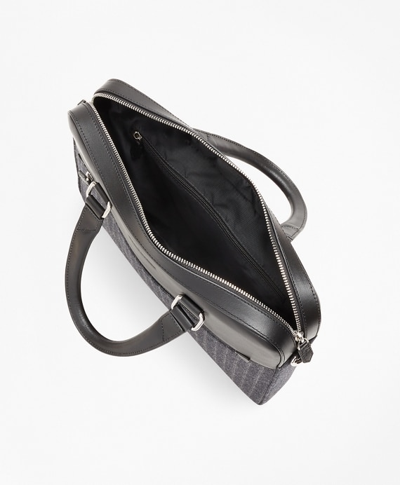Wool Stripe Briefcase