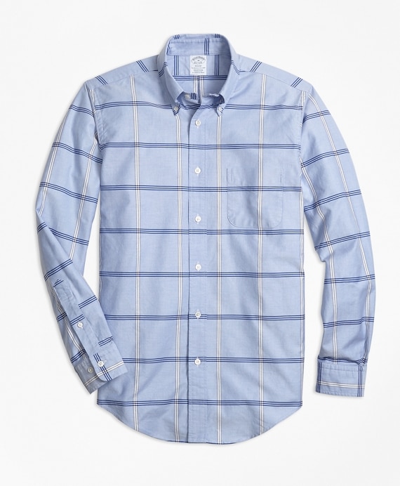 Regent Fit Oxford BB#1 Windowpane Sport Shirt