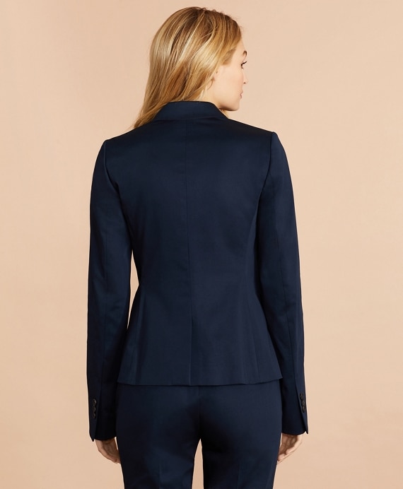Stretch Cotton Sateen Jacket
