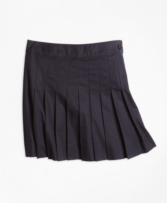 Girls Pleated Chino Skirt