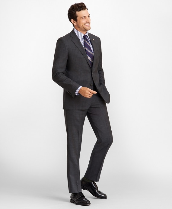 Regent Fit Plaid 1818 Suit