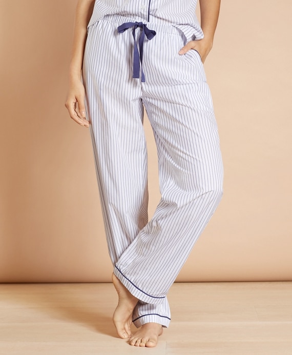 Striped Supima® Cotton Poplin Pajamas
