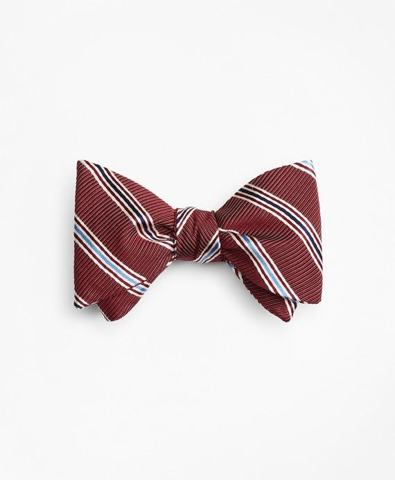 Track Stripe Bow Tie