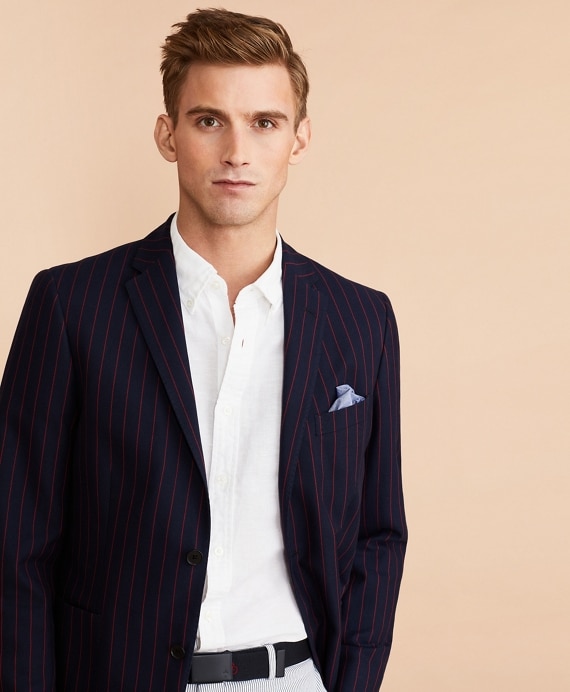 Striped Cotton Sport Coat