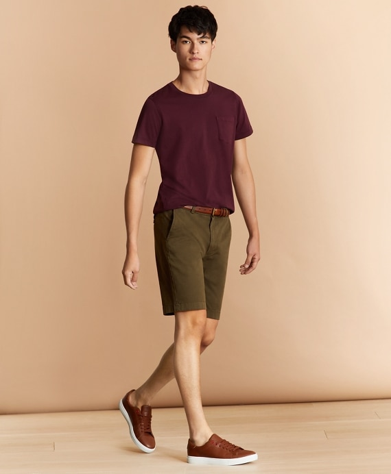 Garment-Dyed 9 Stretch Chino Shorts