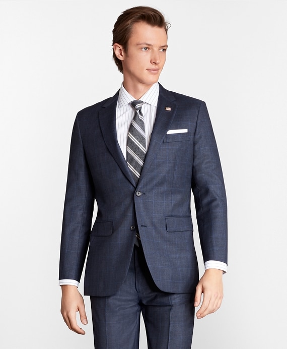 Milano Fit Plaid 1818 Suit