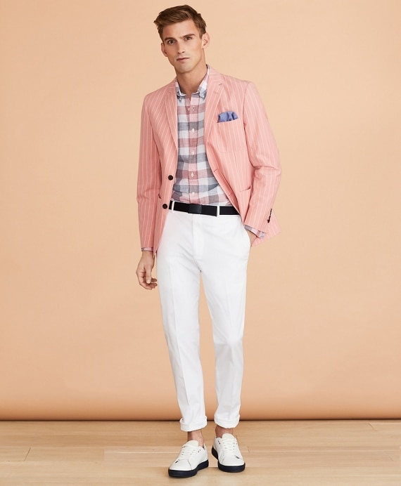 Striped Cotton Sport Coat
