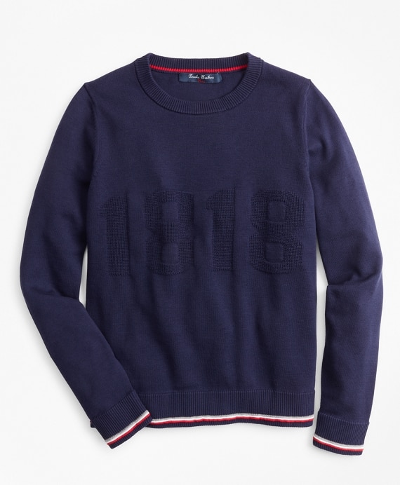 Boys Cotton 1818 Crewneck Sweatshirt