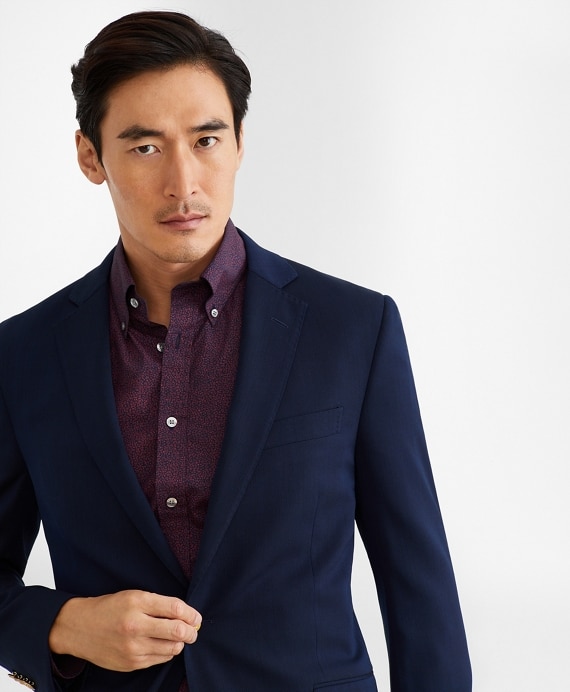 Regent Fit Two-Button Stretch Blazer