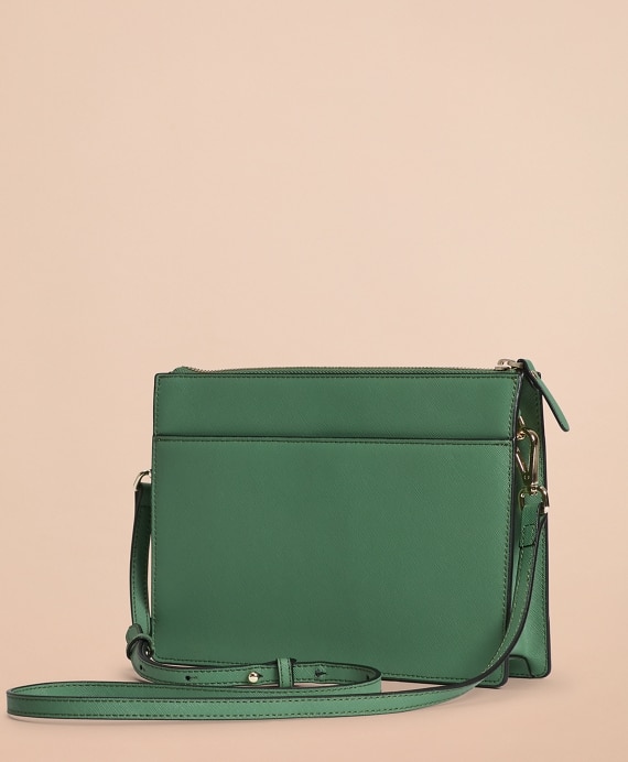 Saffiano Leather Cross-Body Bag