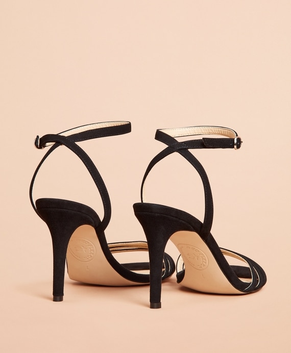 Suede Stiletto Sandals