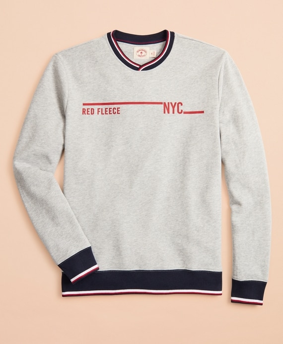 French Terry Red Fleece 1818 Sweatshirt