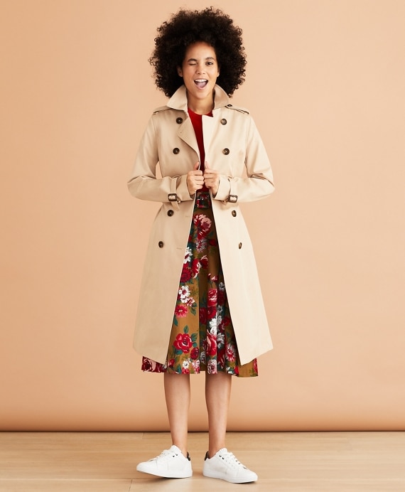 Cotton Twill Trench Coat