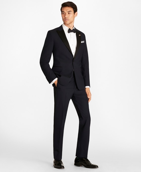 Regent Fit One-Button Jacquard Tuxedo