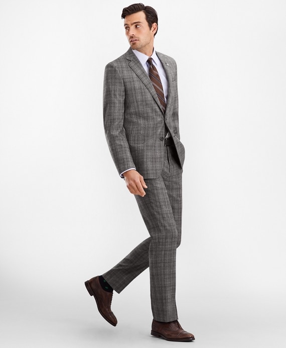 Regent Fit Glen Plaid 1818 Suit