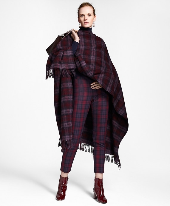 Tartan Wool Ruana
