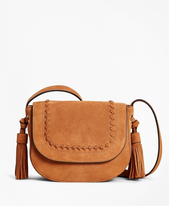 Suede Saddle Bag