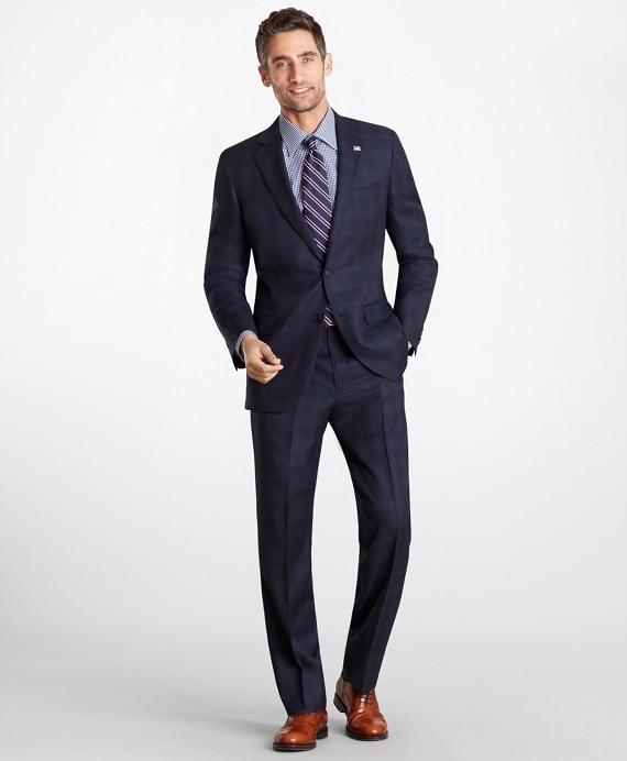 Madison Fit Plaid 1818 Suit