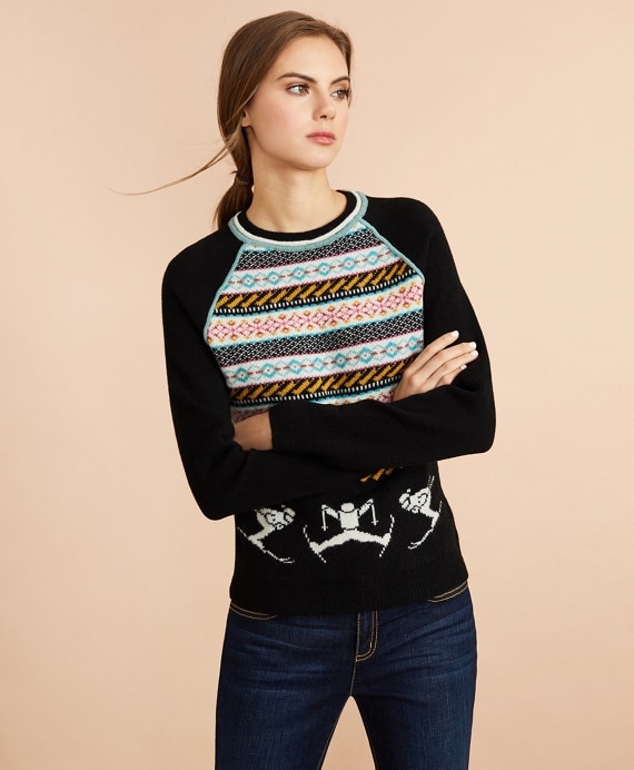 Stretch Merino Wool Skier Sweater