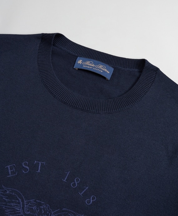 Lincoln Seal Supima® Crewneck Sweater