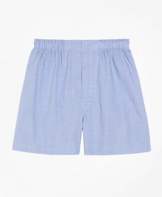 Traditional Fit Mini Check Boxers
