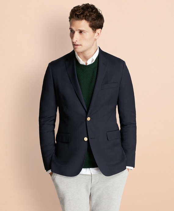 Stretch Wool Twill Blazer