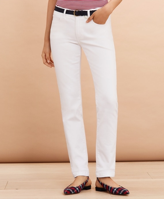 Stretch Denim Five-Pocket Pants