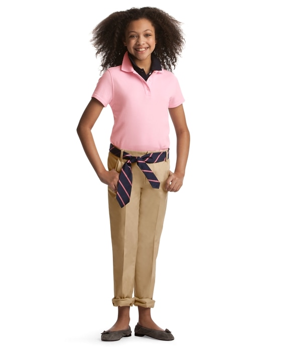 Girls Short-Sleeve Polo Shirt