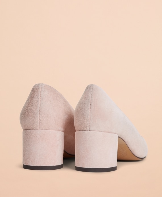 Point-Toe Block-Heel Pumps