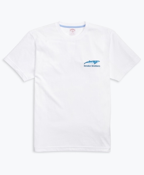 Whale-Print Cotton Jersey T-Shirt