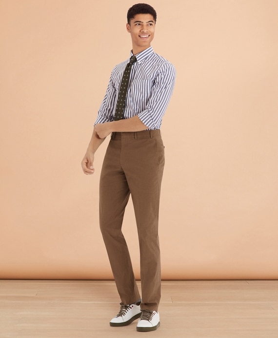 Stretch Cotton Trousers
