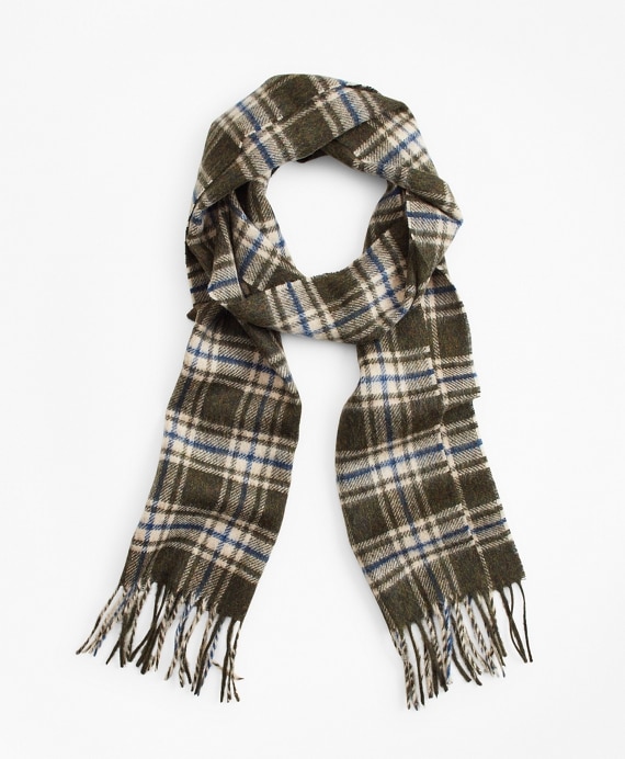 Olive Tartan Scarf