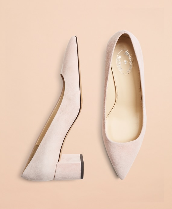 Point-Toe Block-Heel Pumps