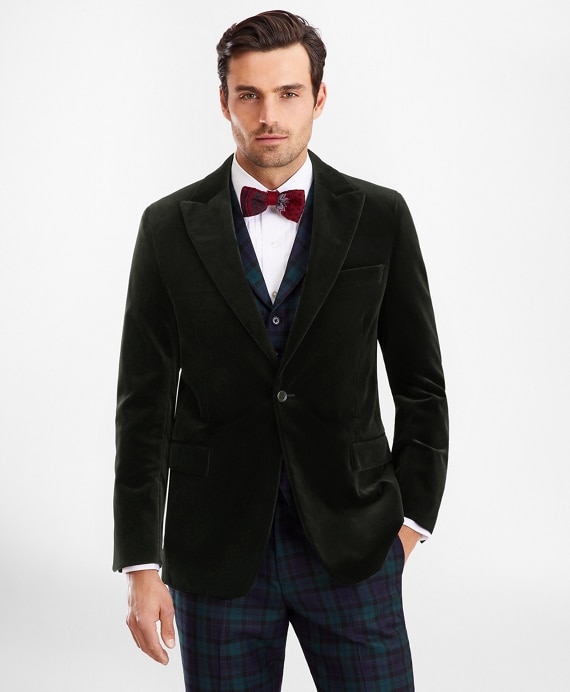 Regent Fit Velvet Tuxedo Jacket