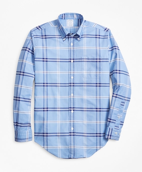 Regent Fit Oxford Windowpane Sport Shirt