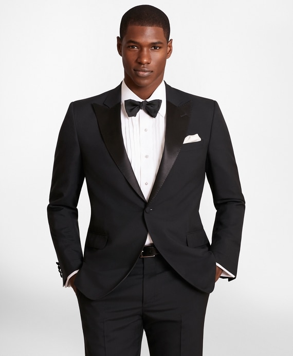 BrooksGate™ Regent-Fit Wool Tuxedo Jacket