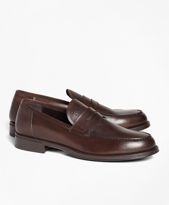 1818 Footwear Rubber-Sole Leather Penny Loafers