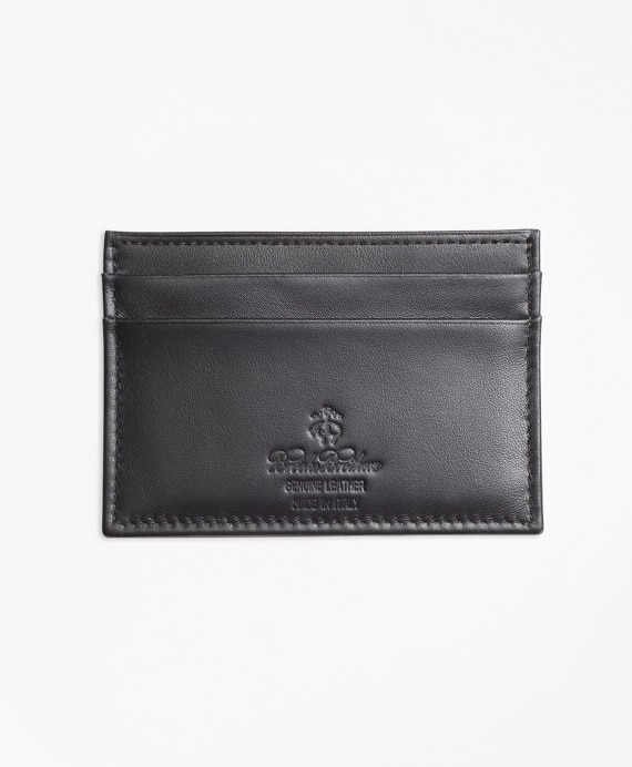 Leather with Black Watch Card Case