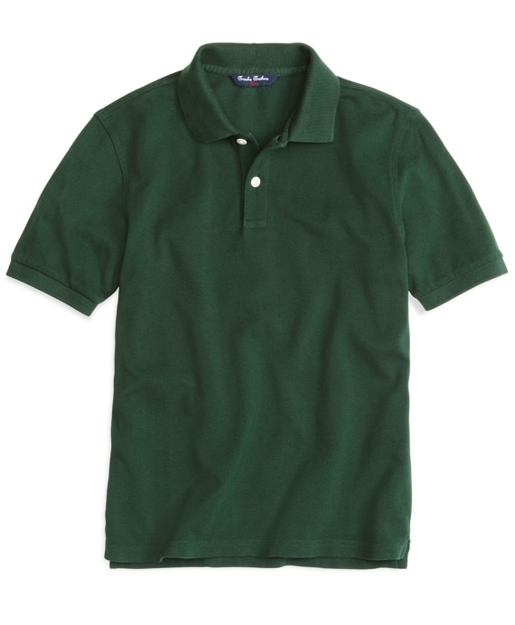 Boys Short-Sleeve Pique Polo Shirt