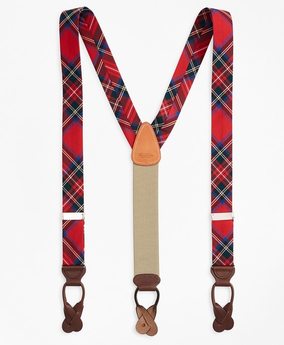 Royal Stewart Tartan Suspenders