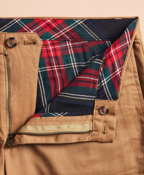 Flannel-Lined Chinos