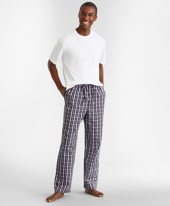 Double-Plaid Lounge Set