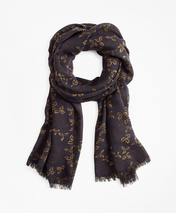 Leaf Print Scarf