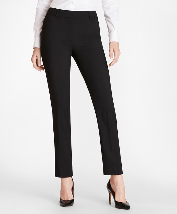 Slim-Fit Wool Pants