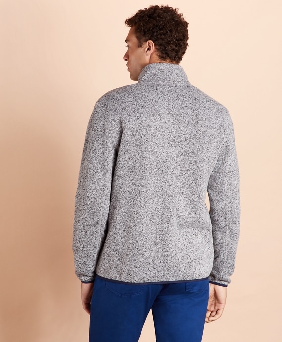 Zip-Up Fleece Sweater Jacket