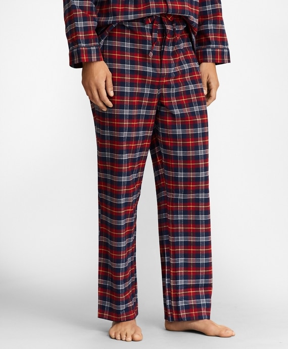 Red Plaid Flannel Pajamas