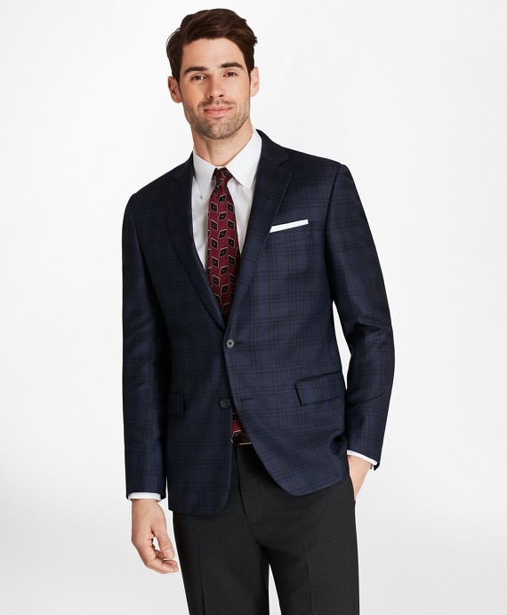 Regent Fit Blue Plaid with Deco Sport Coat