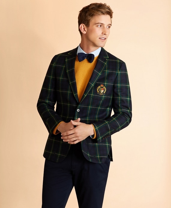 Wool-Blend Gordon Tartan Sport Coat